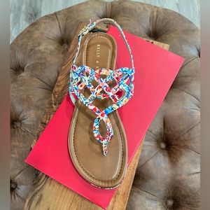 Kelly & Katie Red and Blue Sandals